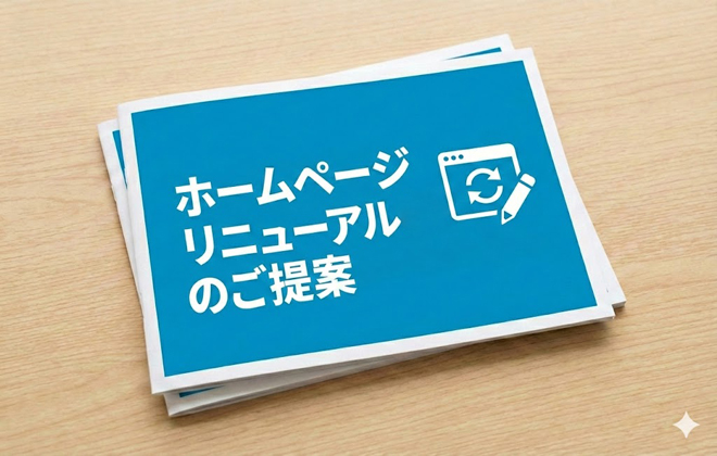 ホームページリニューアルのご提案