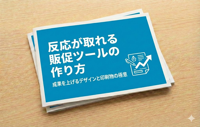 「反応が取れる販促ツールの作り方」～成果を上げるデザインと印刷物の極意～