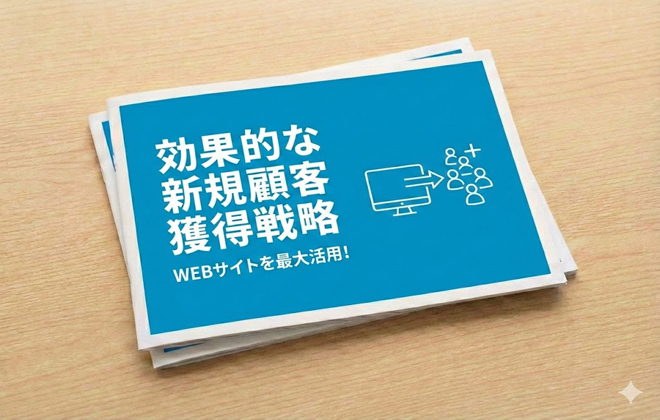WEBサイトを最大活用した効果的な新規顧客獲得戦略