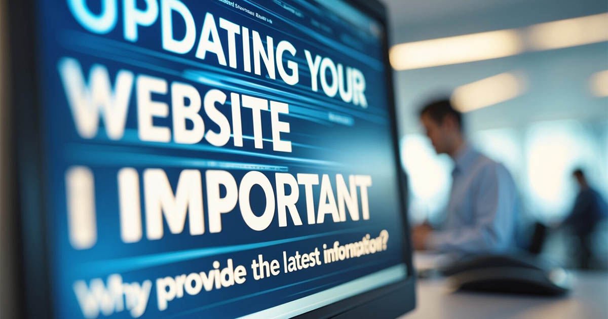 ブログ「ホームページの更新は重要｜最新情報を届ける理由とは？」を更新しました