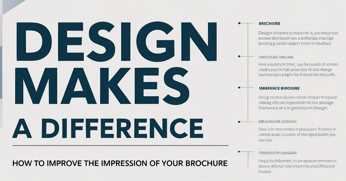 ブログ「デザインが変える｜パンフレットの印象をアップする方法」を更新しました