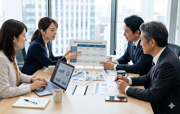 広告媒体の選び方がわからない会社へ｜Web・紙・CM・メディアを比較する判断基準