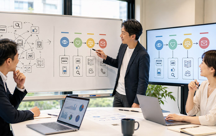 集客施策を増やしても成果が出ない企業へ｜Web・広告・販促を整理する集客導線の作り方