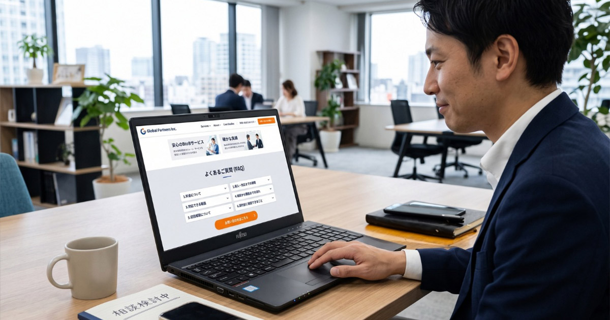 ブログ「問い合わせ直前で離脱させないFAQ設計|相談しやすいWebサイトに変える7つのポイント」を更新しました