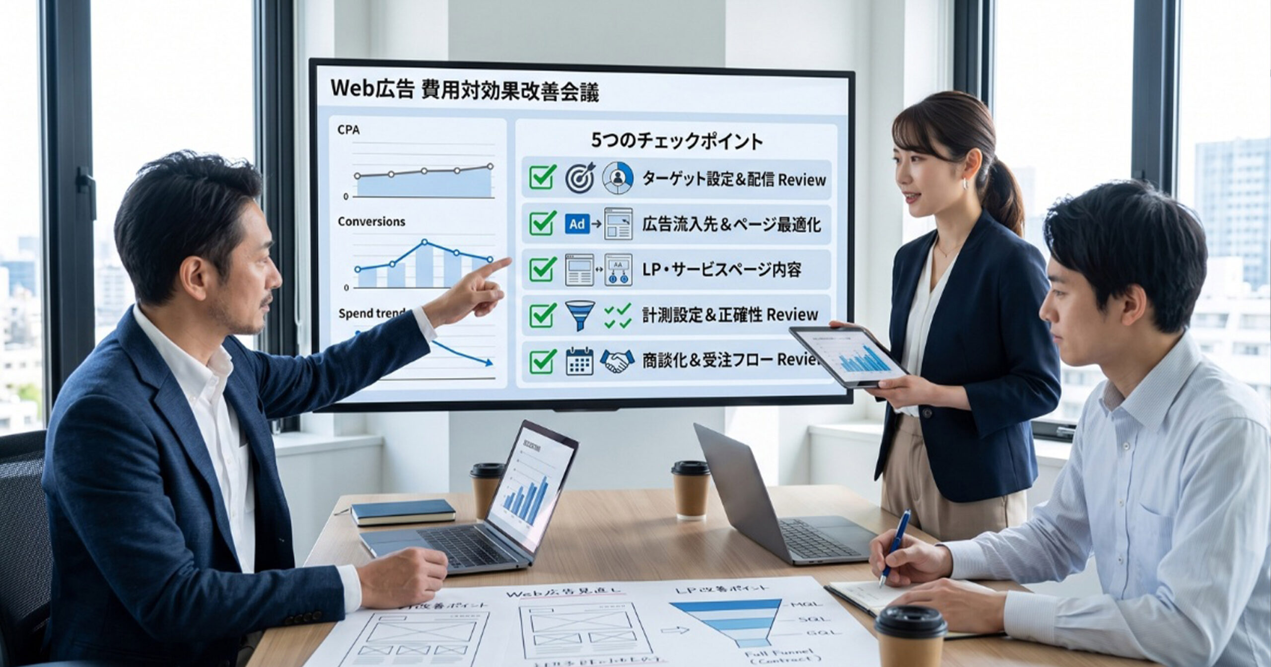 ブログ「広告費を増やす前に確認したいこと｜Web 広告の費用対効果を改善する5つのチェックポイント」を更新しました