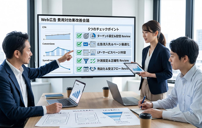 広告費を増やす前に確認したいこと｜Web広告の費用対効果を改善する5つのチェックポイント